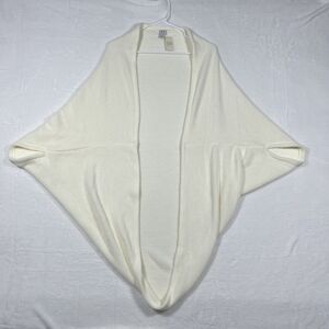 Lexi York Cardigan Womens One Size Ivory Cocoon Shrug Sweater NWT New Acrylic